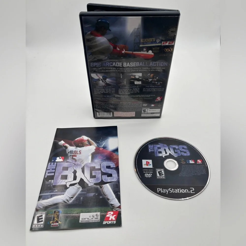 Sony PlayStation 2 The Bigs - Black and Red